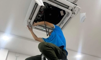 Thi công lắp đặt máy lạnh 